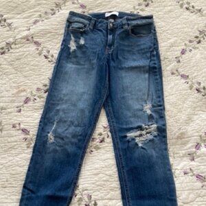 Studio Blue "Kit" Distressed Skinny Jean